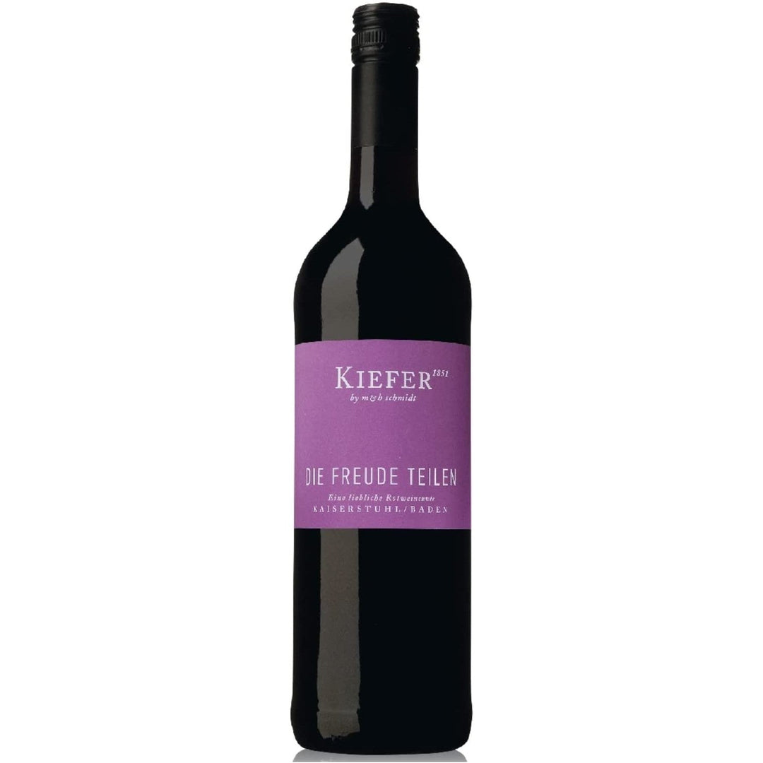 Weingut Kiefer Die Freude teilen QbA Rotwein Wein Cuvée Lieblich Deutschland (12 x 0,75l) - Versanel -
