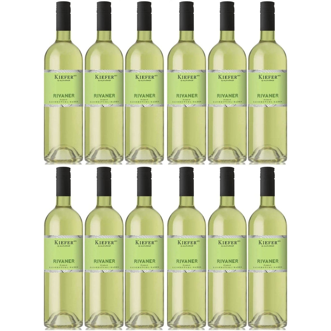 Weingut Kiefer Freche Kaiserstühler Rivaner Weißwein Wein Feinherb Deutschland (12 x 0,75l) - Versanel -