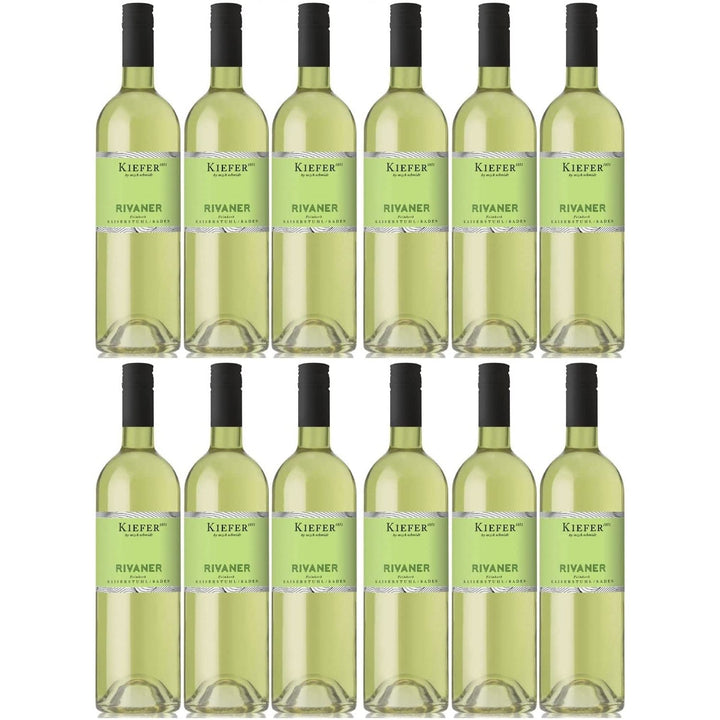 Weingut Kiefer Freche Kaiserstühler Rivaner Weißwein Wein Feinherb Deutschland (12 x 0,75l) - Versanel -