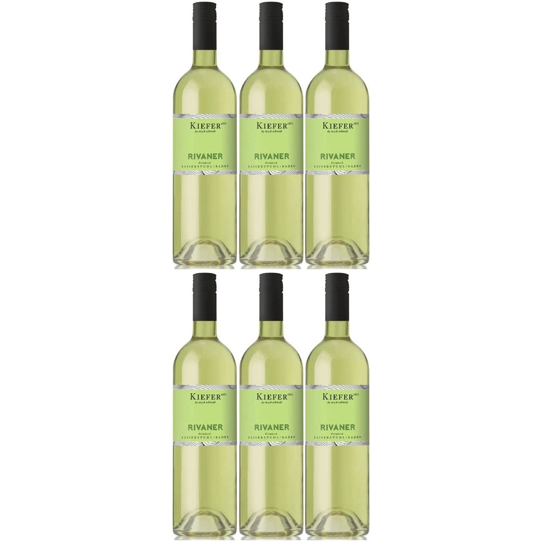Weingut Kiefer Freche Kaiserstühler Rivaner Weißwein Wein Feinherb Deutschland (6 x 0,75l) - Versanel -