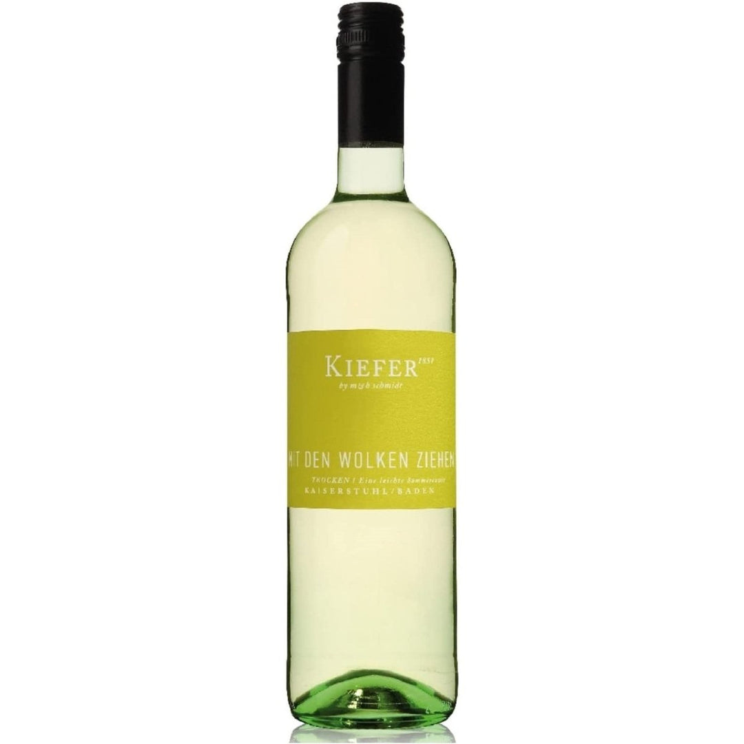 Weingut Kiefer Mit den Wolken ziehen QbA Weißwein Wein Cuvée Trocken Deutschland (1 x 0,75l) - Versanel -