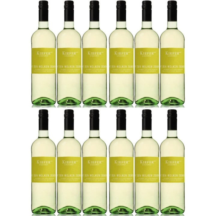 Weingut Kiefer Mit den Wolken ziehen QbA Weißwein Wein Cuvée Trocken Deutschland (12 x 0,75l) - Versanel -