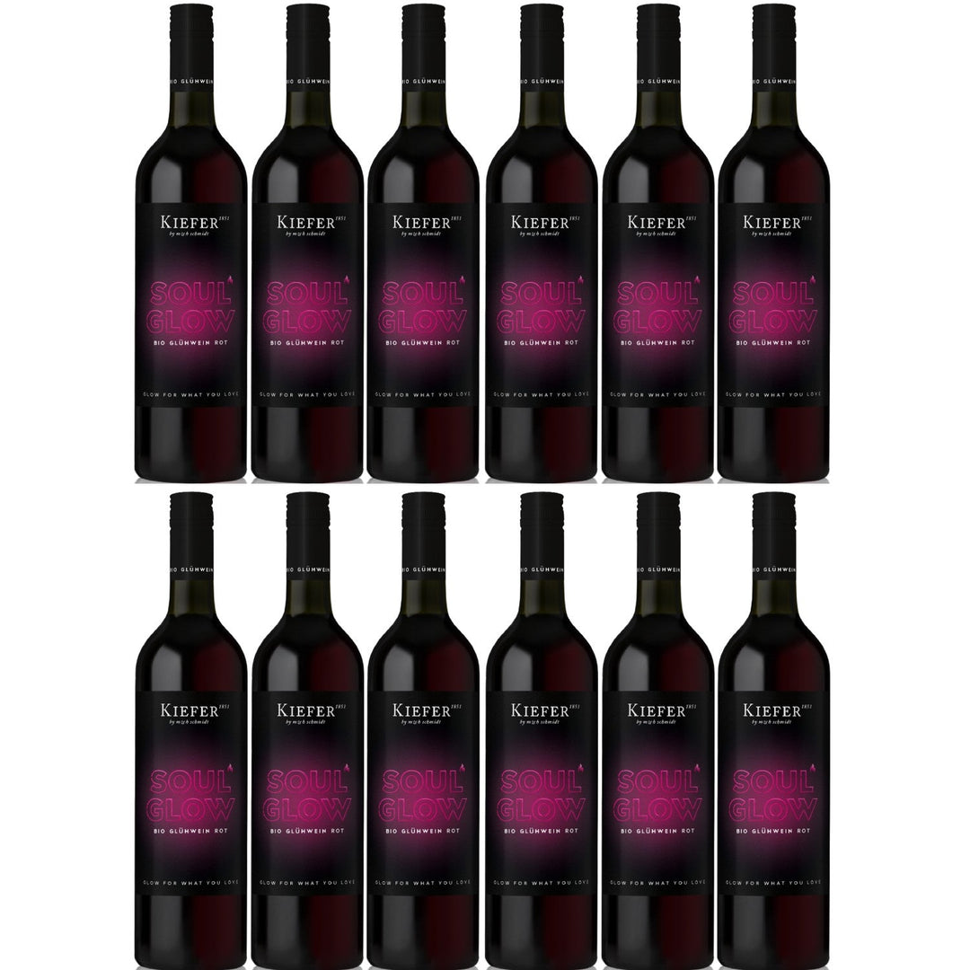 Weingut Kiefer Soul Glow Glühwein Rot Deutschland (12 x 0,75l) - Versanel -