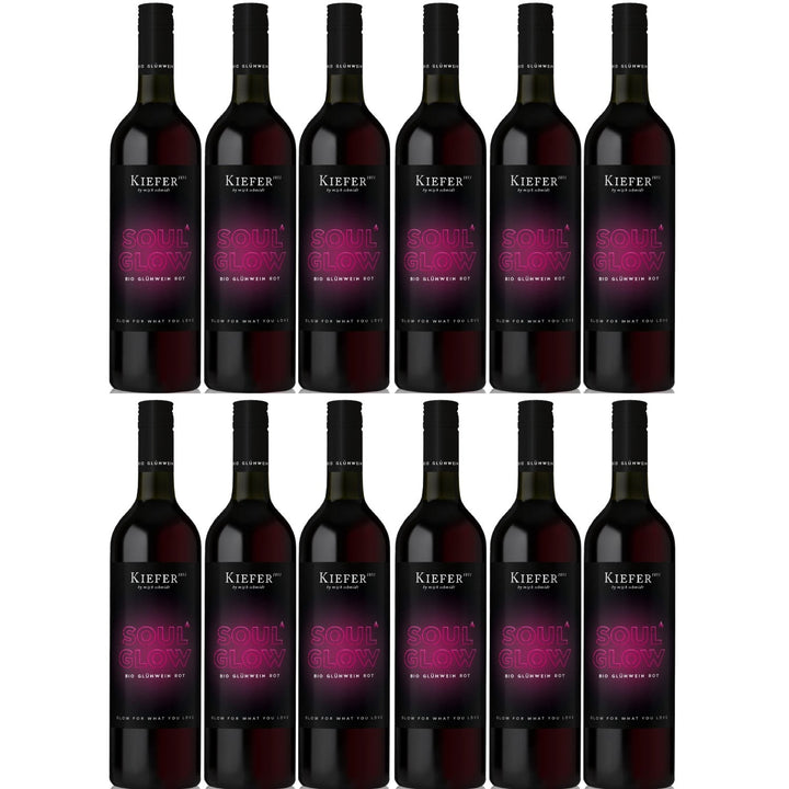 Weingut Kiefer Soul Glow Glühwein Rot Deutschland (12 x 0,75l) - Versanel -