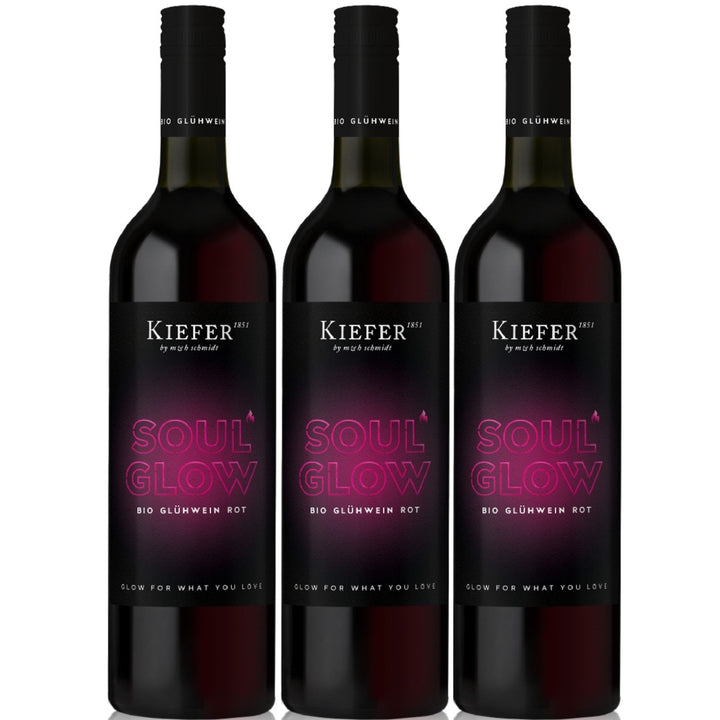 Weingut Kiefer Soul Glow Glühwein Rot Deutschland (3 x 0,75l) - Versanel -