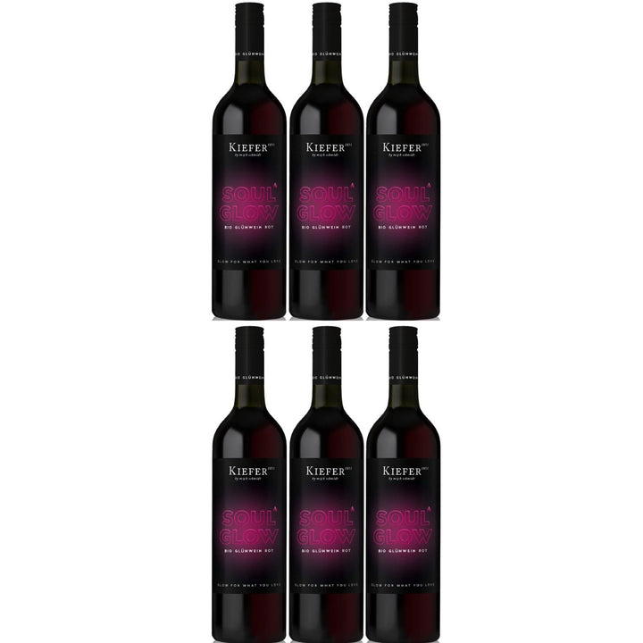 Weingut Kiefer Soul Glow Glühwein Rot Deutschland (6 x 0,75l) - Versanel -