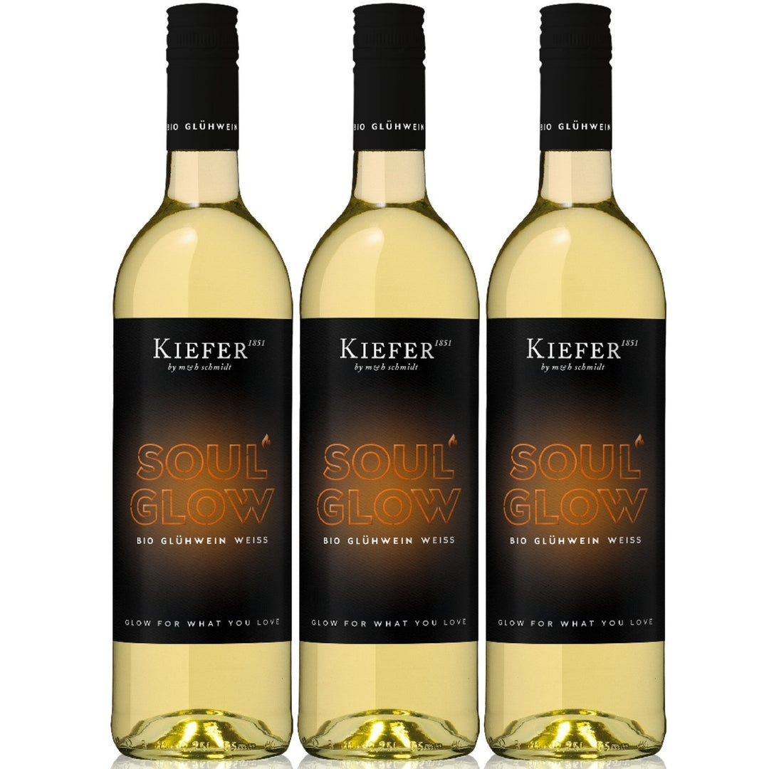 Weingut Kiefer Soul Glow Glühwein Weiß Deutschland (3 x 0,75l) - Versanel -
