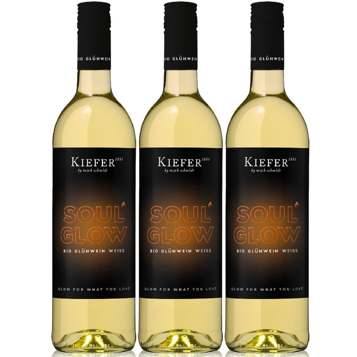 Weingut Kiefer Soul Glow Glühwein Weiß Deutschland (3 x 0,75l) - Versanel -