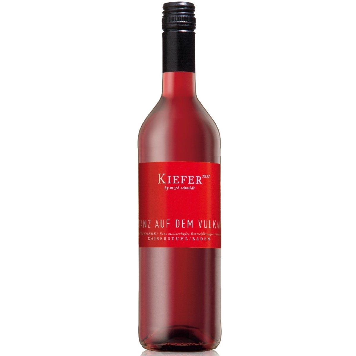 Weingut Kiefer Tanz auf dem Vulkan QbA Roséwein Wein Cuvée Feinherb Deutschland (12 x 0,75l) - Versanel -