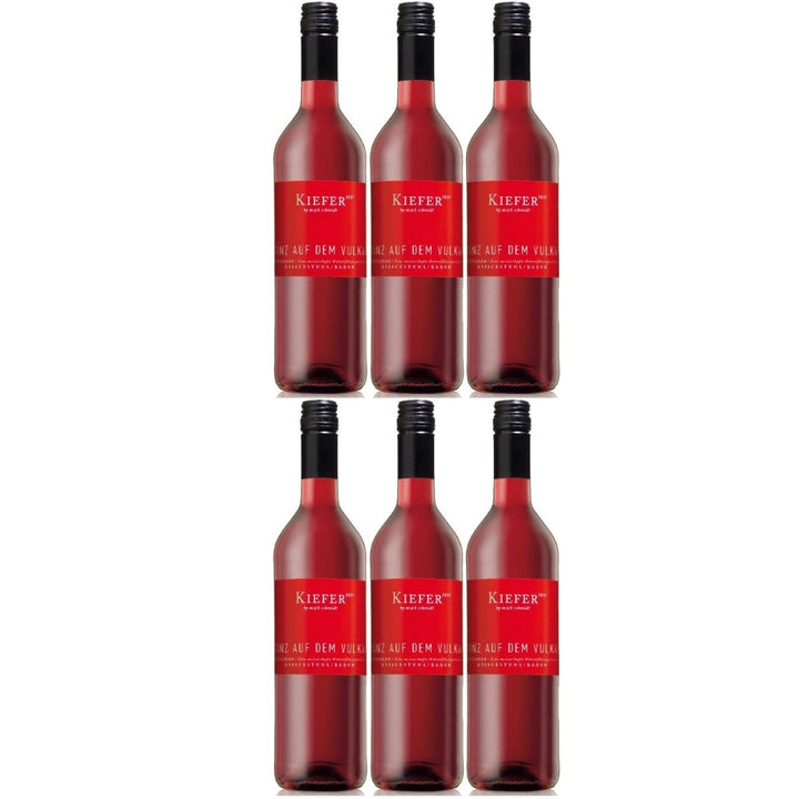 Weingut Kiefer Tanz auf dem Vulkan QbA Roséwein Wein Cuvée Feinherb Deutschland (6 x 0,75l) - Versanel -