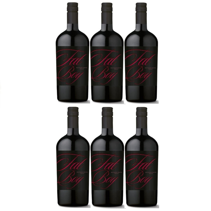 Weingut Lergenmüller FAT BOY Cuvée Rot feinherb Rotwein vegan Pfalz Deutschland (6 x 0,75l) - Versanel -