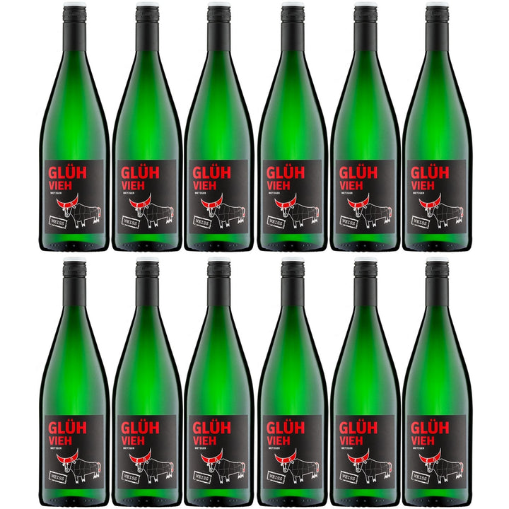 Weingut Metzger Glühvieh Weiß Glühwein Lieblich Deutschland (12 x 1,0) - Versanel -