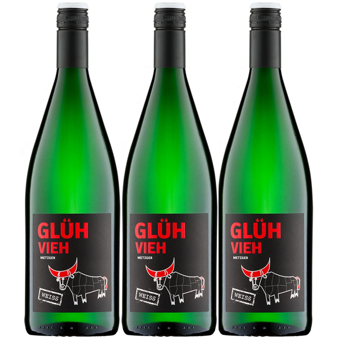 Weingut Metzger Glühvieh Weiß Glühwein Lieblich Deutschland (3 x 1,0) - Versanel -