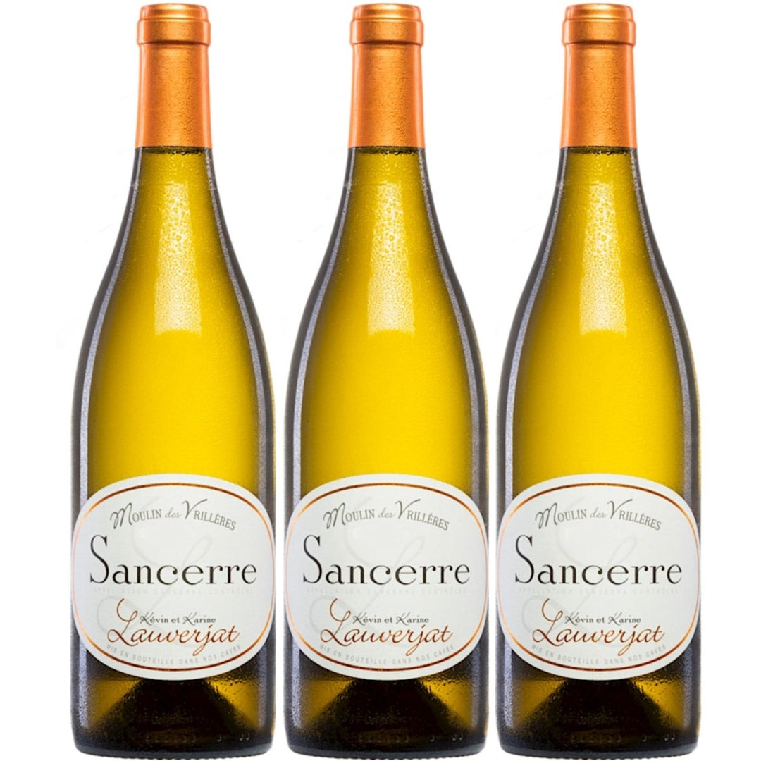 Weingut Moulin des Vrillères Sancerre Weißwein trocken Vegan Frankreich (3 x 0.75l) - Versanel -