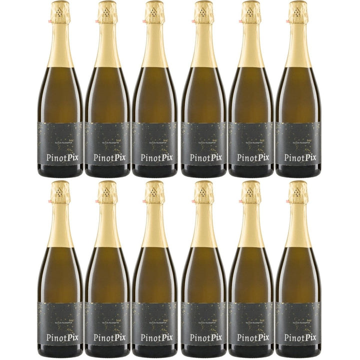 Weingut Pix Crémant PINOTPIX Brut Demeter Schaumwein Deutschland (12 x 0,75l) - Versanel -