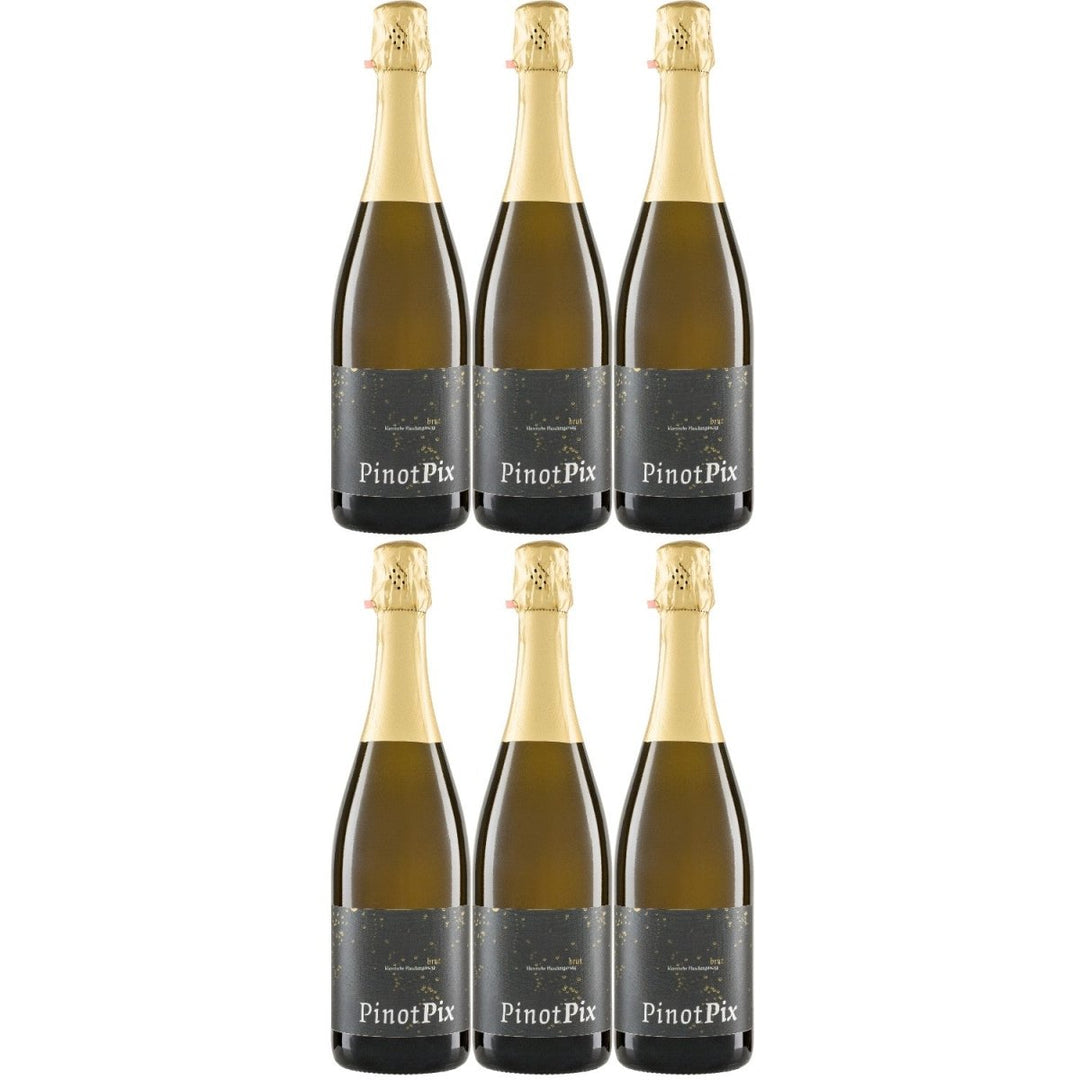 Weingut Pix Crémant PINOTPIX Brut Demeter Schaumwein Deutschland (6 x 0,75l) - Versanel -