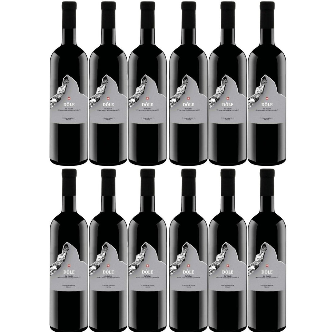 Weinkellereien Aarau AG Dole du Valais AOC WKA Rotwein Wein Trocken Schweiz (12 x 0,75l) - Versanel -