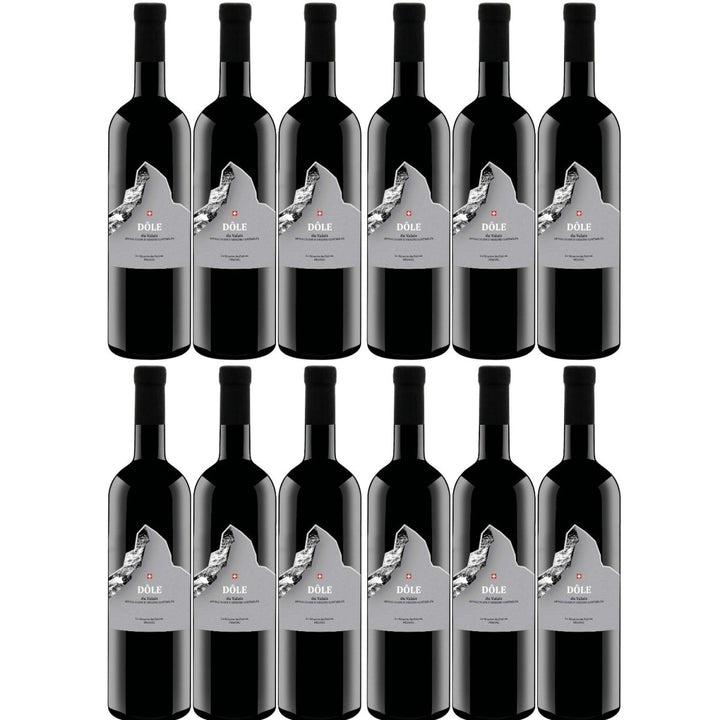 Weinkellereien Aarau AG Dole du Valais AOC WKA Rotwein Wein Trocken Schweiz (12 x 0,75l) - Versanel -