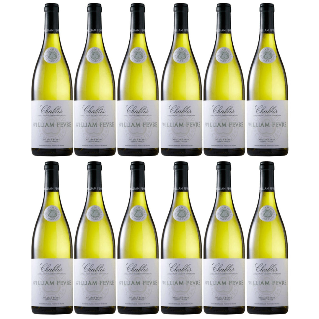 William Fèvre Chablis AOC Weißwein französischer Wein trocken Frankreich (12 x 0.75l) - Versanel -