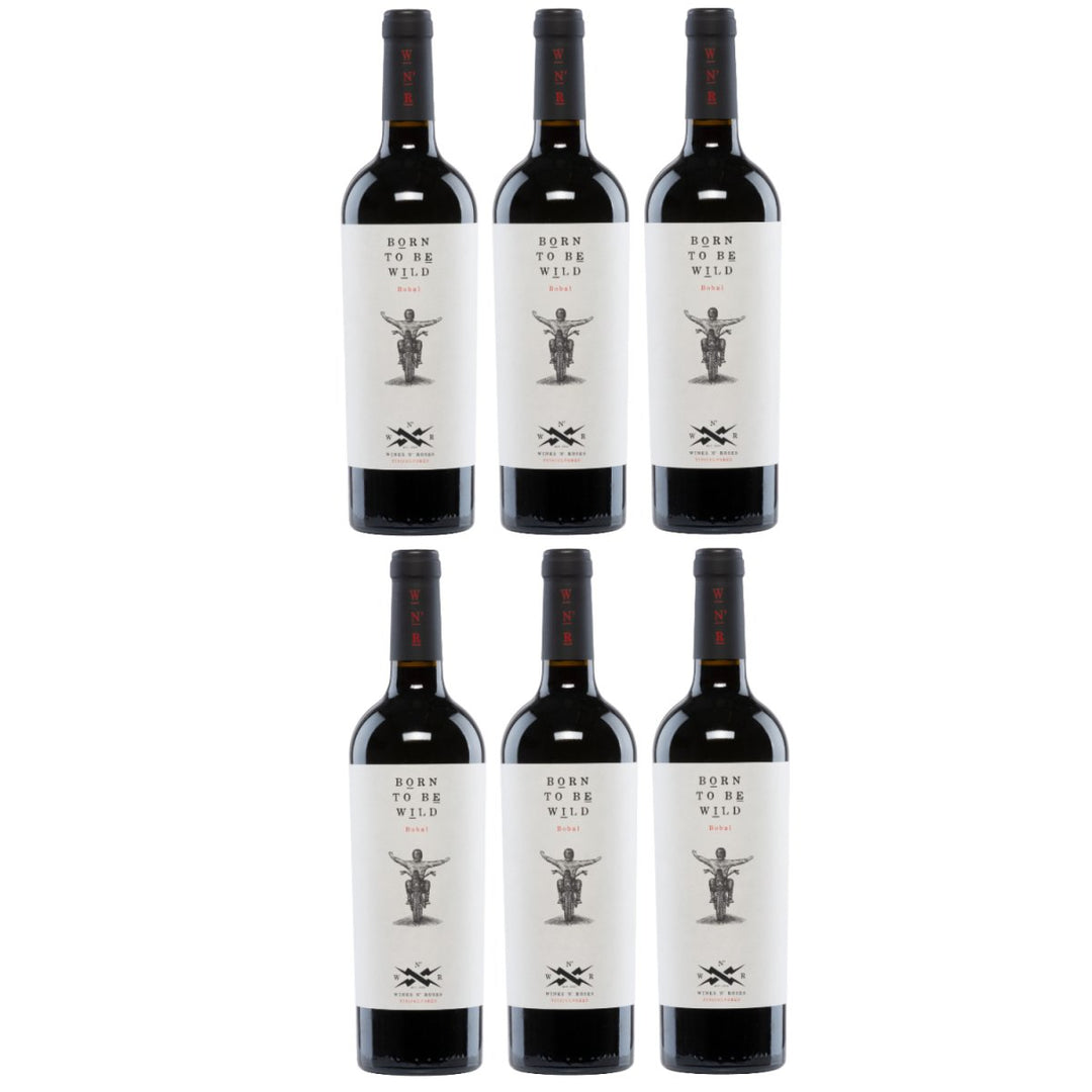 Wines N' Roses Viticultores Born to be Wild Vegan Rotwein Wein Trocken Spanien (6 x 0,75l) - Versanel -