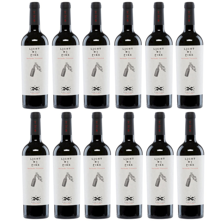 Wines N' Roses Viticultores Light my Fire Tinto Vegan Rotwein Wein Trocken Spanien (12 x 0,75l) - Versanel -