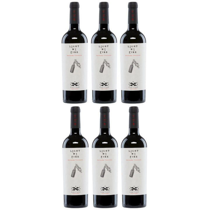 Wines N' Roses Viticultores Light my Fire Tinto Vegan Rotwein Wein Trocken Spanien (6 x 0,75l) - Versanel -