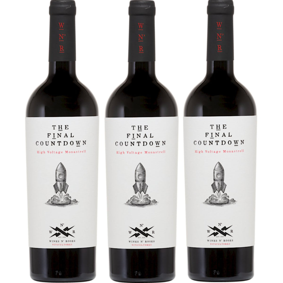 Wines N' Roses Viticultores The Final Countdown Tinto Vegan Rotwein Wein Trocken Spanien (3 x 0,75l) - Versanel -