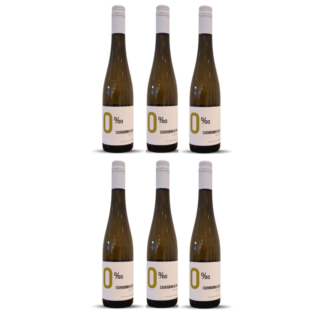 Winzerhof Ebringen 0% Sauvignon Blanc alkoholfrei Weißwein Wein Deutschland (6 x 0,5 l) - Versanel -