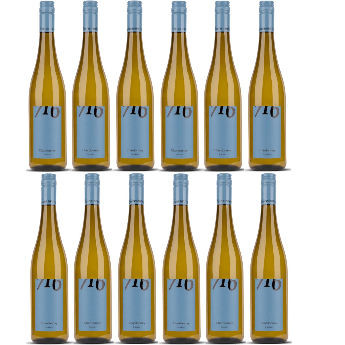 Winzerhof Ebringen Chardonnay trocken 716 Weißwein Wein Deutschland (12 x 0,75 l) - Versanel -