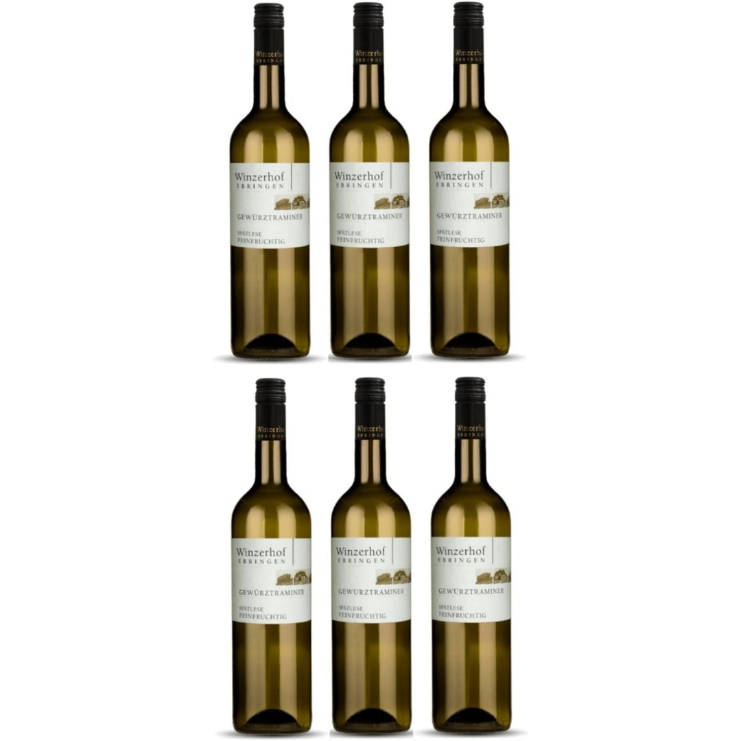 Winzerhof Ebringen Gewürztraminer Spätlese feinfruchtig Weißwein Wein Deutschland (6 x 0,75 l) - Versanel -