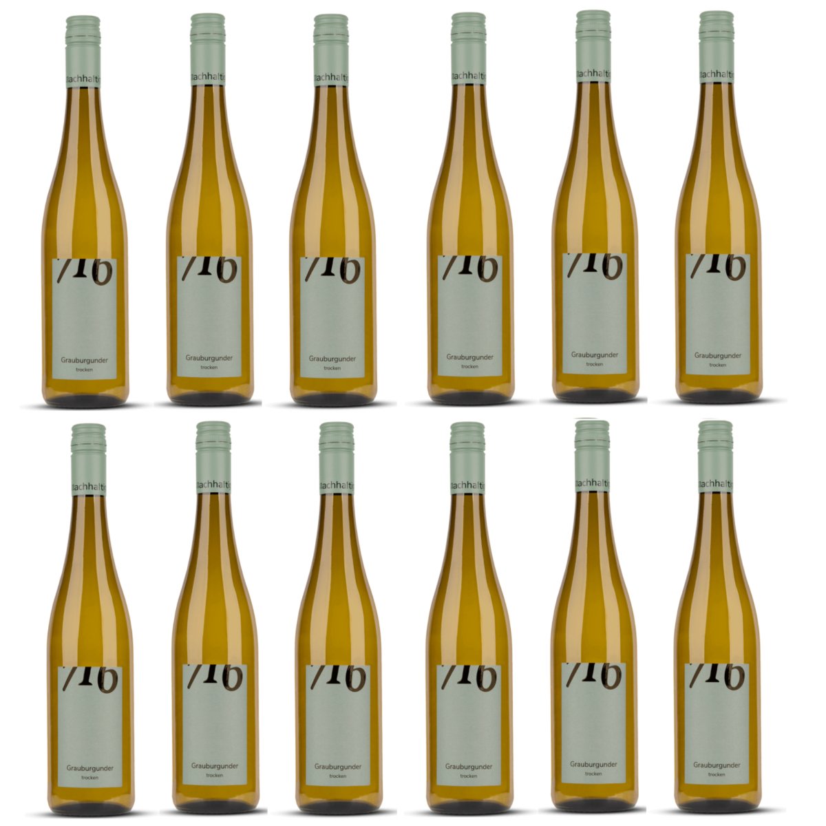 Winzerhof Ebringen Grauburgunder trocken 716 Weißwein Wein Deutschland (12 x 0,75 l) - Versanel -