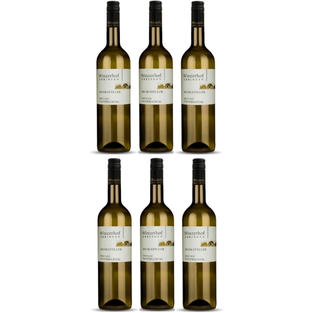 Winzerhof Ebringen Muskateller Spätlese feinfruchtig Weißwein Wein Deutschland (6 x 0,75 l) - Versanel -