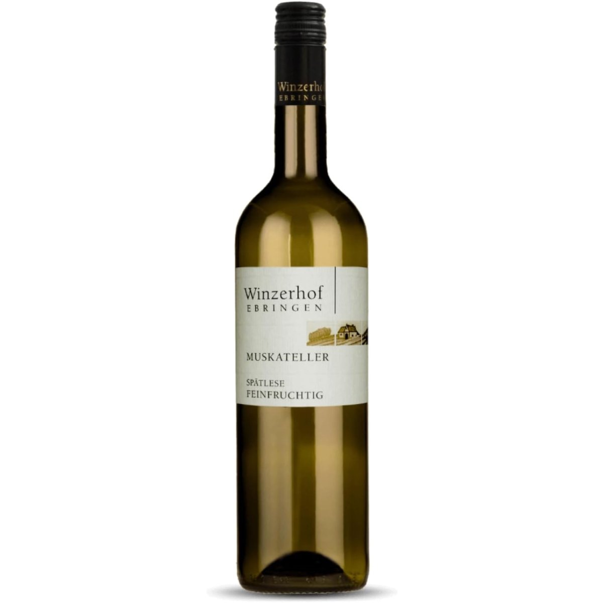 Winzerhof Ebringen Muskateller Spätlese feinfruchtig Weißwein Wein Deutschland (6 x 0,75 l) - Versanel -