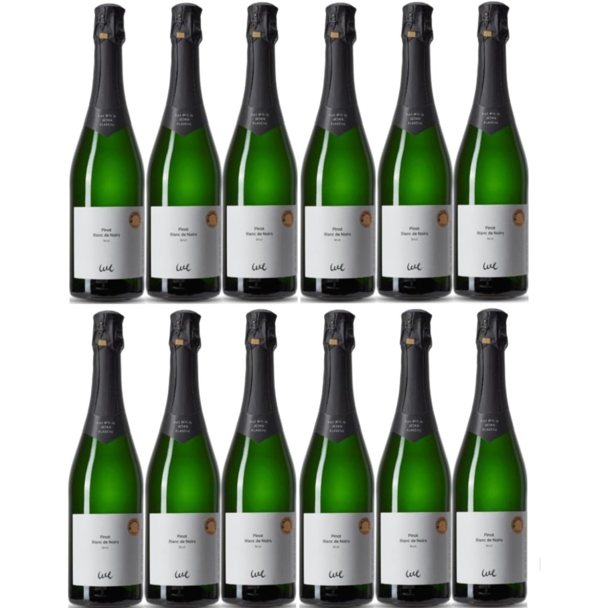 Winzerhof Ebringen Pinot Blanc de Noirs Sekt b.A. brut Weißwein Wein Deutschland (12 x 0,75 l) - Versanel -