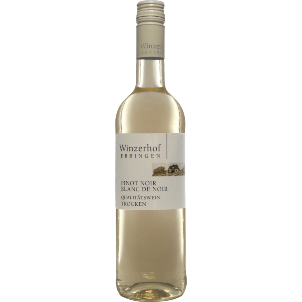 Winzerhof Ebringen Pinot Blanc de Noirs trocken Weißwein Wein Deutschland (12 x 0,75 l) - Versanel -