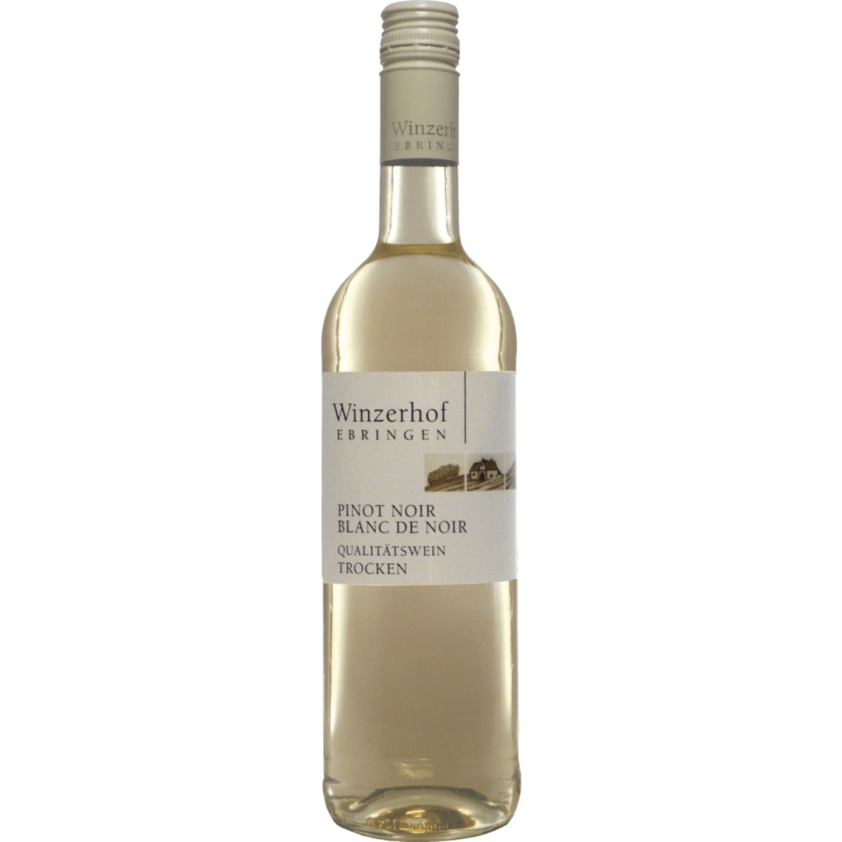 Winzerhof Ebringen Pinot Blanc de Noirs trocken Weißwein Wein Deutschland (3 x 0,75 l) - Versanel -