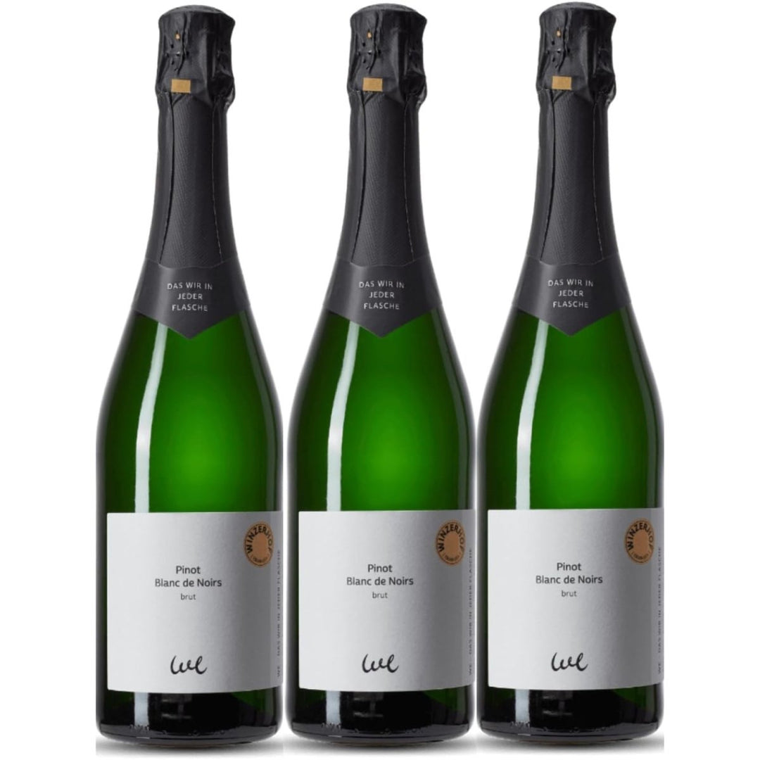 Winzerhof Ebringen Pinot Blanc Sekt b.A. extra trocken Weißwein Wein Deutschland (3 x 0,75 l) - Versanel -