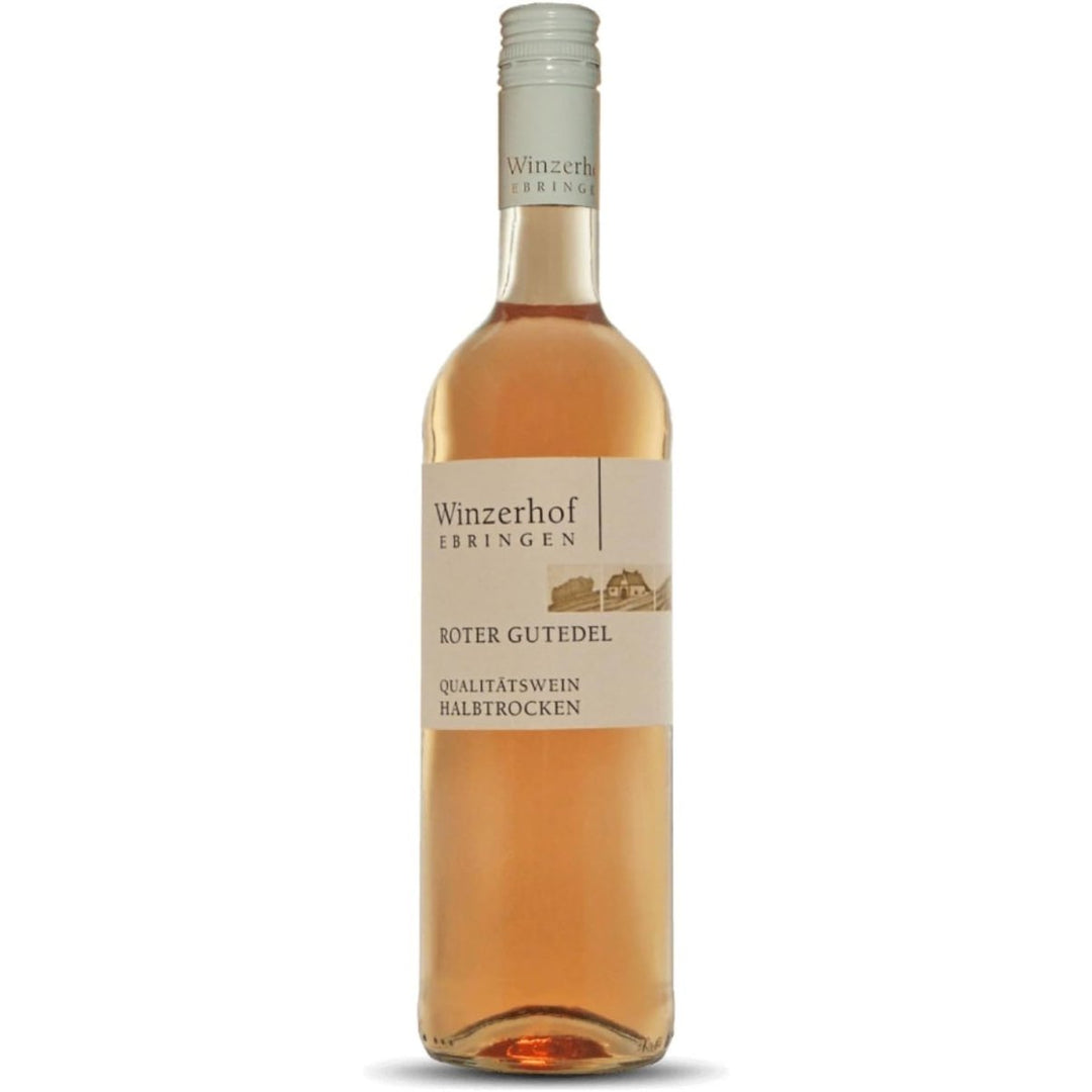 Winzerhof Ebringen Roter Gutedel halbtrocken Weißwein Wein Deutschland (12 x 0,75 l) - Versanel -