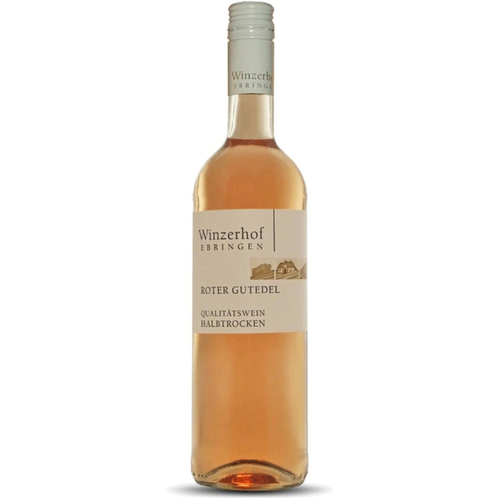 Winzerhof Ebringen Roter Gutedel halbtrocken Weißwein Wein Deutschland (12 x 0,75 l) - Versanel -
