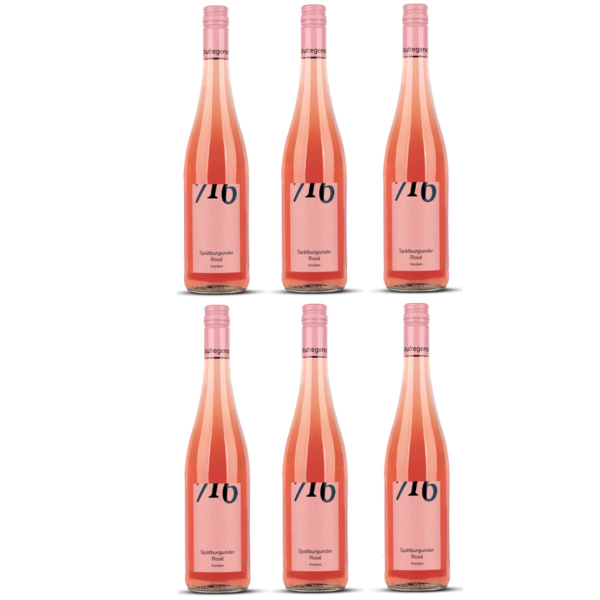 Winzerhof Ebringen Spätburgunder Rosé trocken 716 Roséwein Wein Deutschland (6 x 0,75 l) - Versanel -