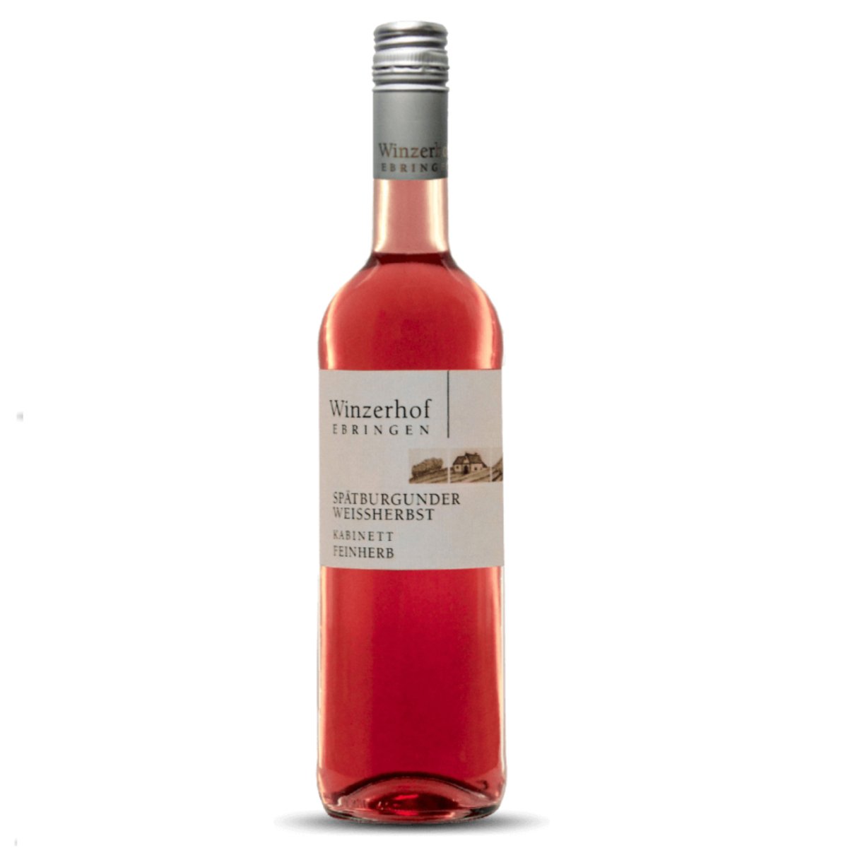 Winzerhof Ebringen Spätburgunder Weißherbst feinherb Roséwein Wein Deutschland (6 x 0,75 l) - Versanel -