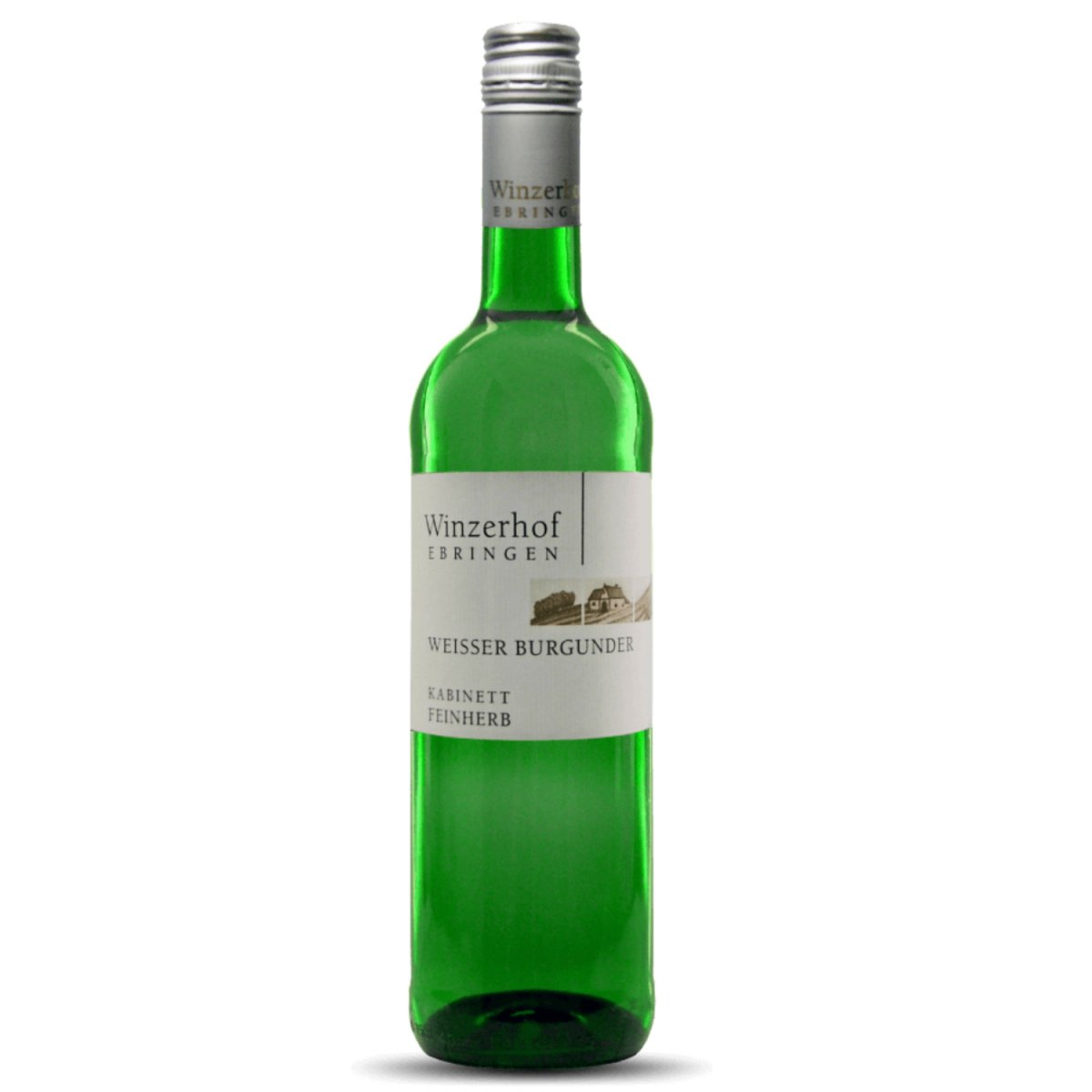 Winzerhof Ebringen Weißer Burgunder feinherb Weißwein Wein Deutschland (12 x 0,75 l) - Versanel -