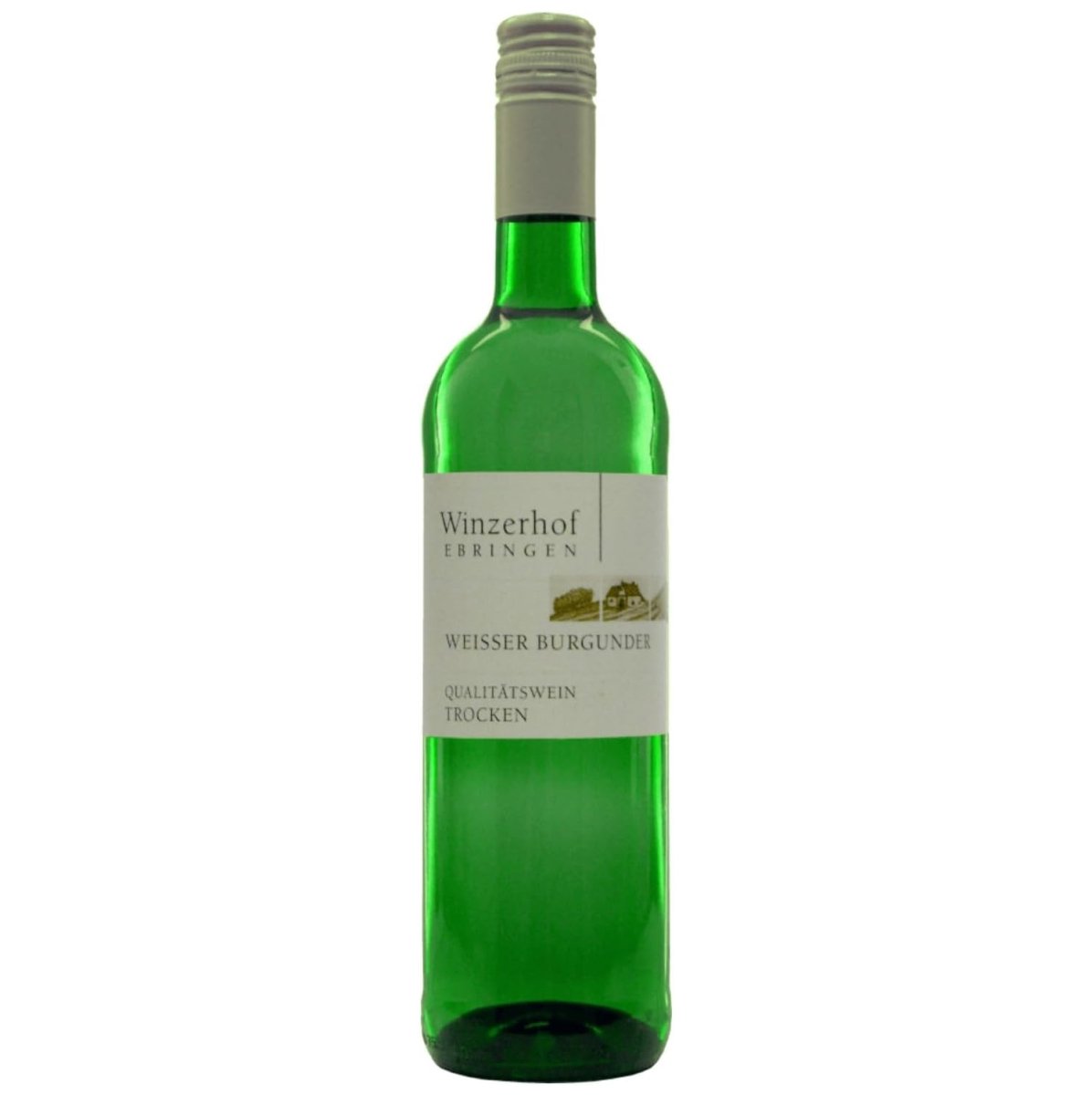 Winzerhof Ebringen Weißer Burgunder trocken Weißwein Wein Deutschland (12 x 0,75 l) - Versanel -