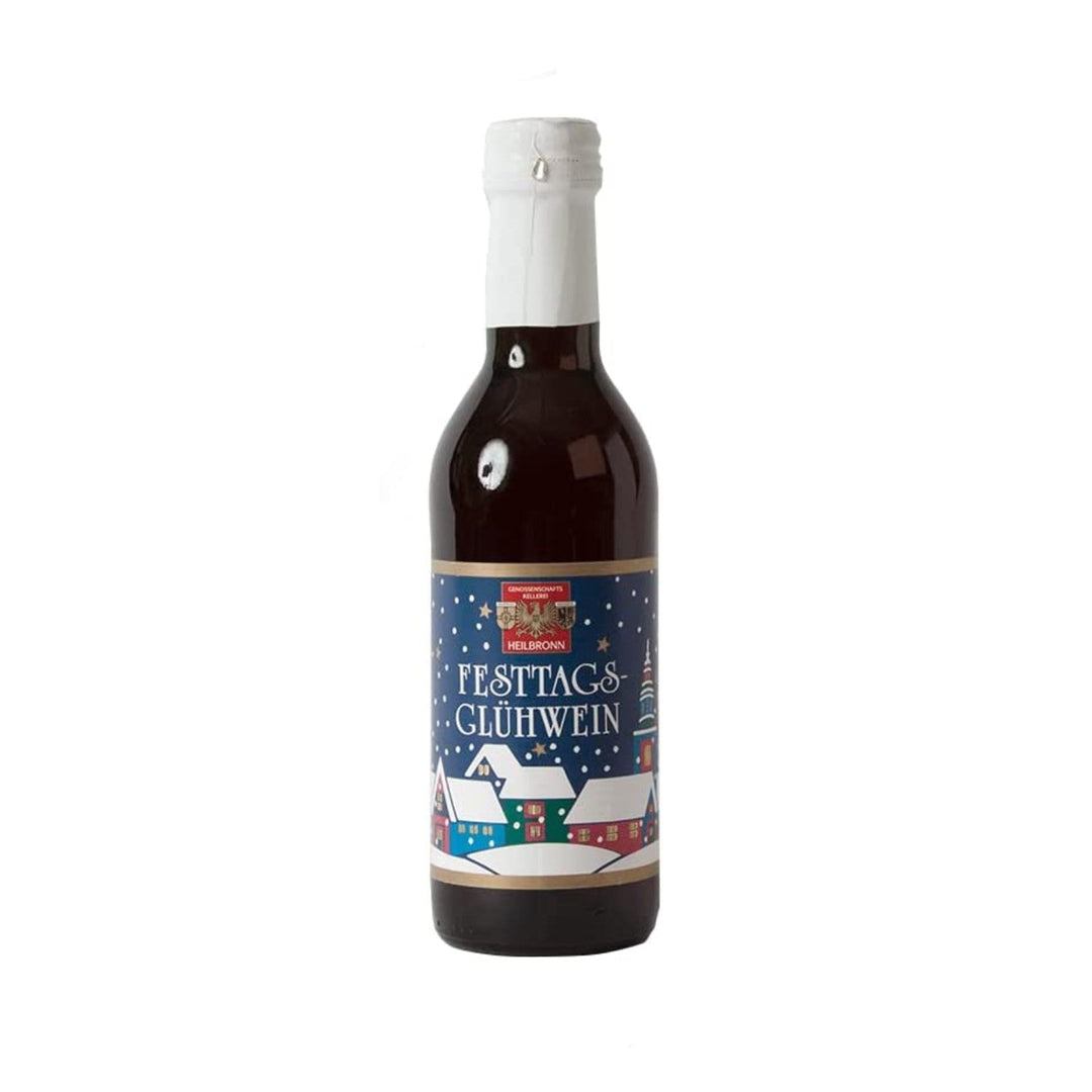 Württemberger Wein Heilbronner Festtagsglühwein kleine Flasche rot (1 x 0.25 l) - Versanel -