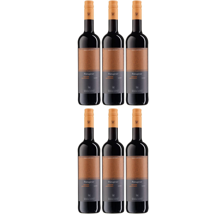 WV Freyburg-Unstrut Portugieser Rotwein Wein trocken Deutschland (6 x 0.75l) - Versanel -