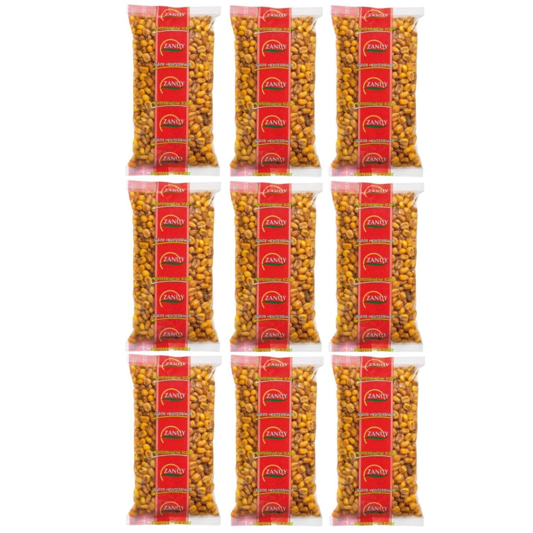 Zanuy Maiz Barbacoa (9 x 225 g) Mais-Snack geröstet knusprig gesalzen Barbecue Raucharoma Spanien - Versanel -
