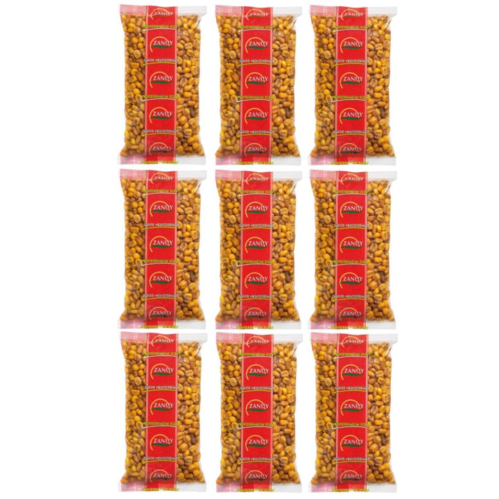 Zanuy Maiz Barbacoa (9 x 225 g) Mais-Snack geröstet knusprig gesalzen Barbecue Raucharoma Spanien - Versanel -